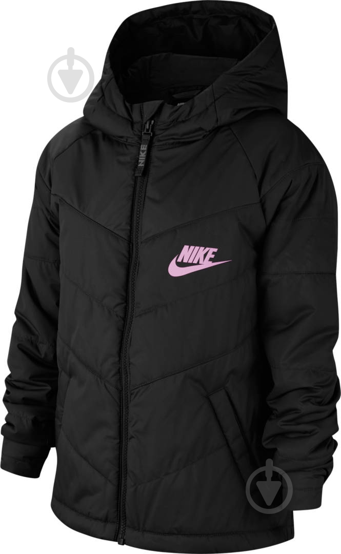 Пуховик демисезонный Nike U NSW SYNTHETIC FILL JACKET CU9157-013 черный - фото 1 Пуховик демисезонный Nike U NSW SYNTHETIC FILL JACKET CU9157-013 черный - фото 1