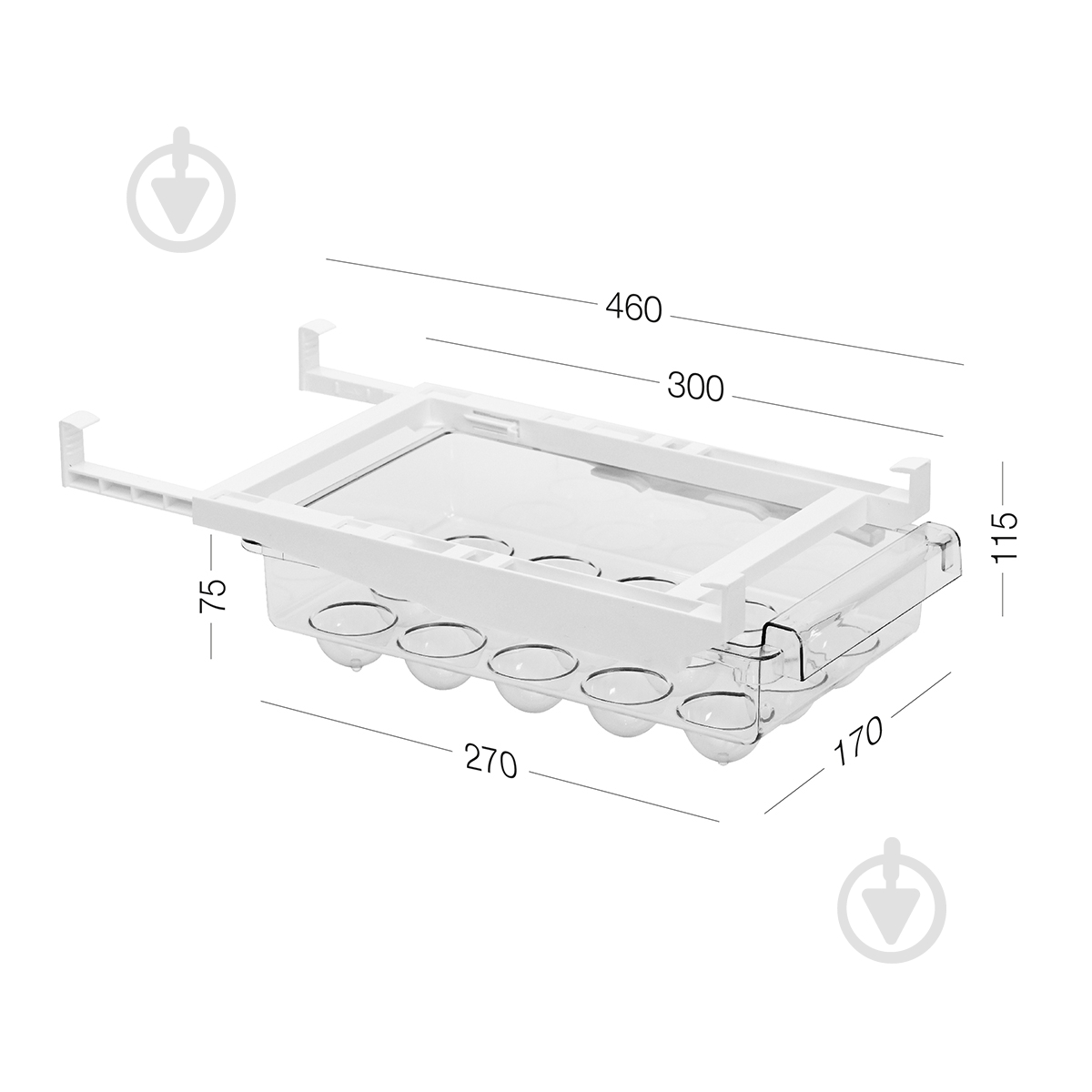 Полиця-вставка додаткова MVM KP-69 T - фото 14