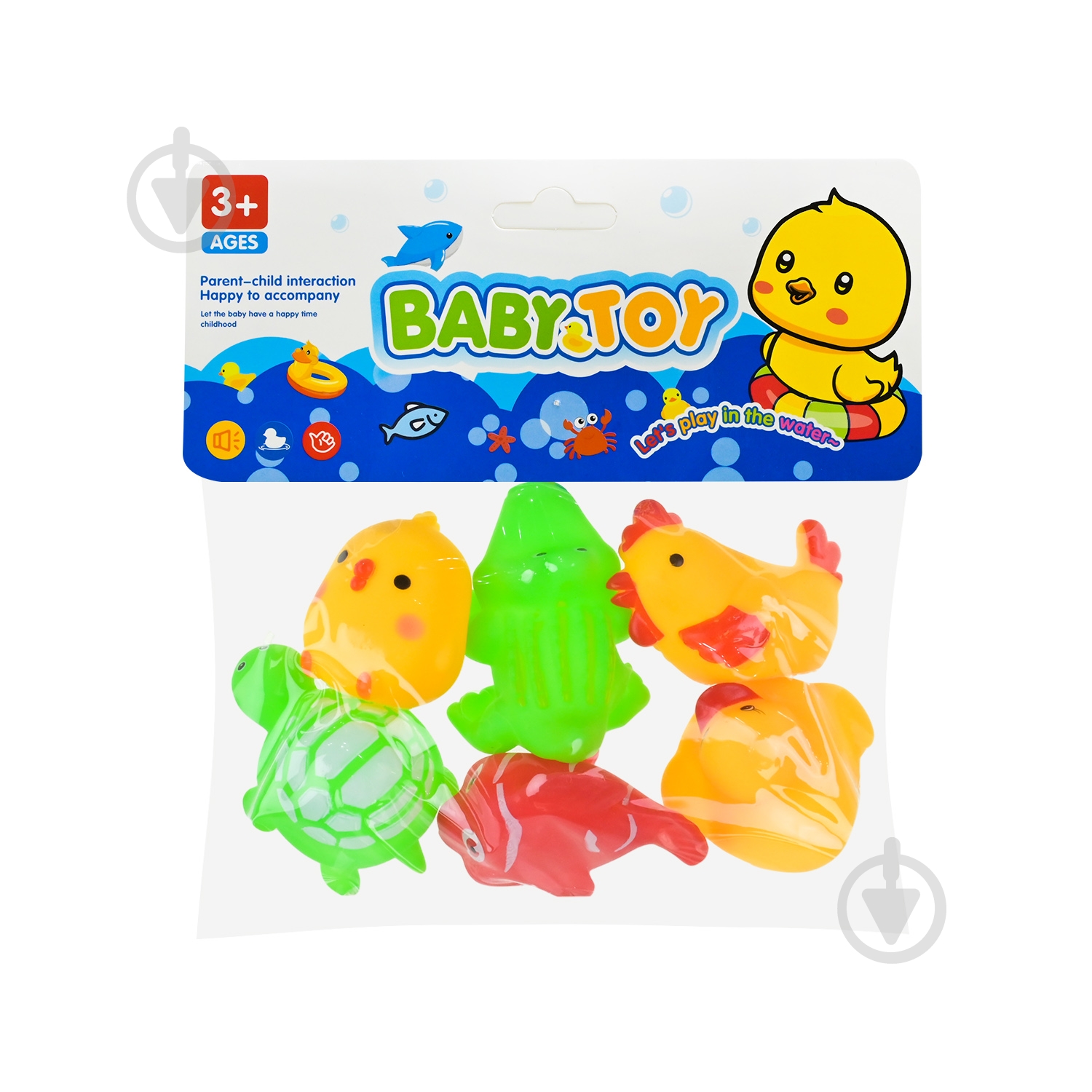 Іграшка для ванни Shantou 6 шт. BB1013/14 - фото 4