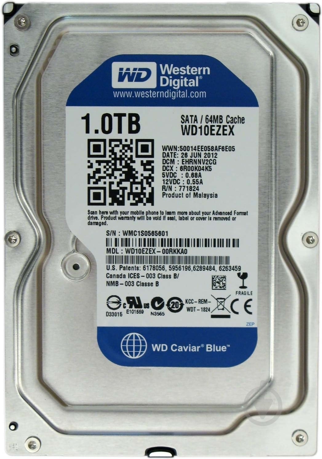 ᐉ Жесткий диск Western Digital blue 1 ТБ 3,5