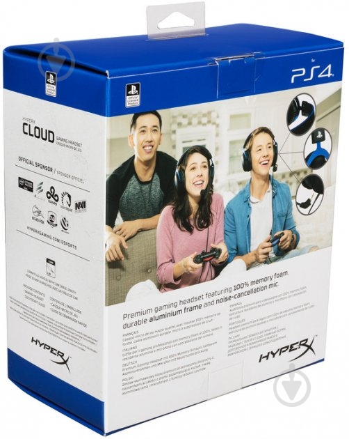 Наушники HyperX Cloud Blue PS5 black (4P5H9AM) - фото 10