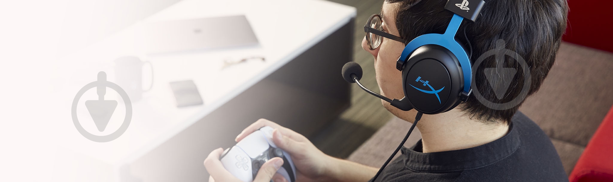 Наушники HyperX Cloud Blue PS5 black (4P5H9AM) - фото 15