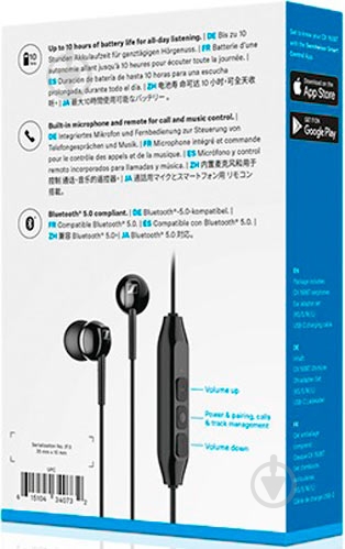Наушники Sennheiser black CX 150 BT - фото 4