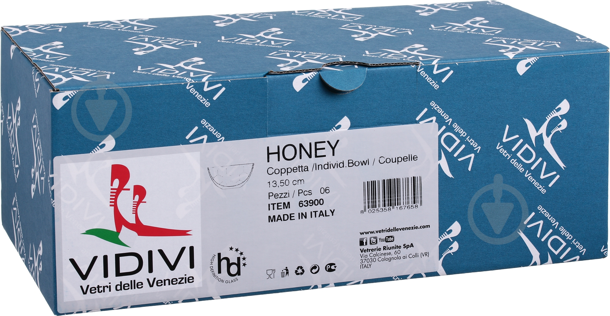 Набор креманок Vidivi Honey 13,5 см 6 шт. - фото 2 Набор креманок Vidivi Honey 13,5 см 6 шт. - фото 2