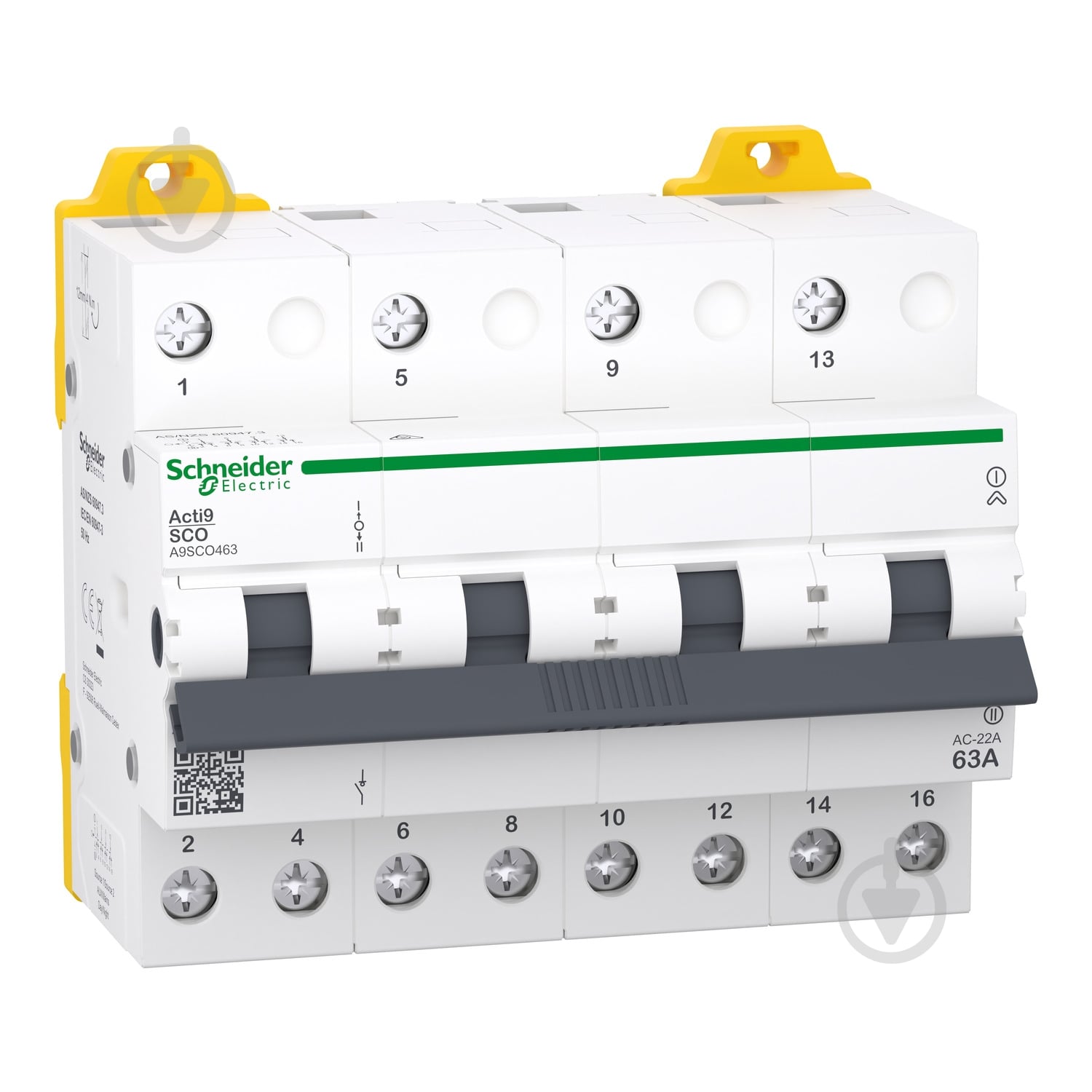 セッカ lg上下3セット ᐉ Перемикач 3-х позиційний Schneider Electric iSSW Acti9 4P 63A