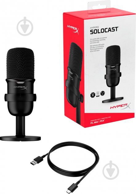 Мікрофон HyperX SoloCast – USB Gaming (4P5P8AA) - фото 8