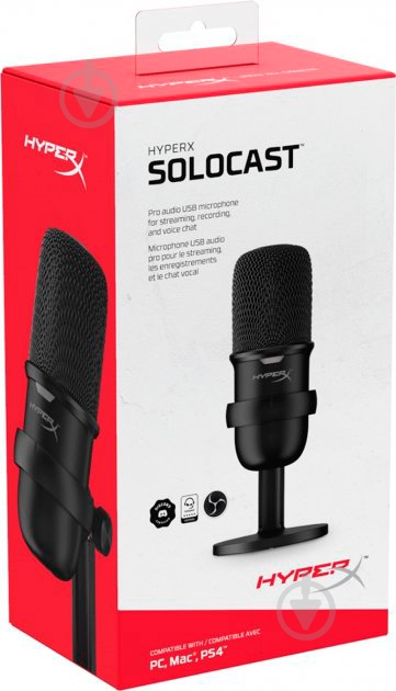 Мікрофон HyperX SoloCast – USB Gaming (4P5P8AA) - фото 9
