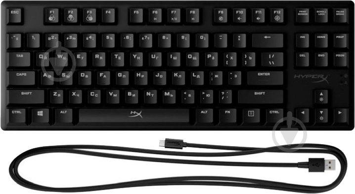 Клавіатура HyperX Alloy Origins Core black (4P5P3AX) - фото 5