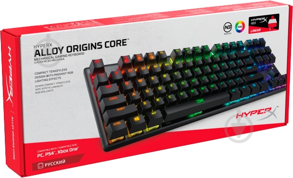 Клавіатура HyperX Alloy Origins Core black (4P5P3AX) - фото 6