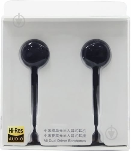 Навушники Xiaomi Dual Driver Earphones black - фото 3