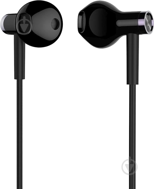 Навушники Xiaomi Dual Driver Earphones black - фото 1