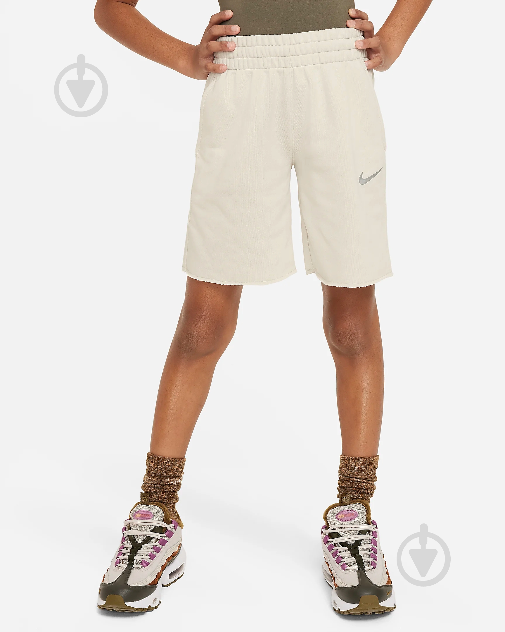 Шорты Nike FN8609-072 р. M бежевый - фото 1