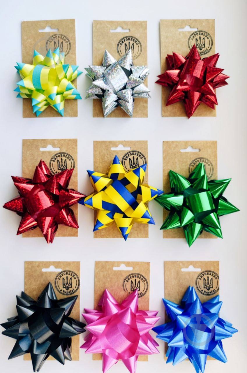 Бант + лента 2 м 12 см в ассортименте - фото 2 Бант + лента 2 м 12 см в ассортименте - фото 2