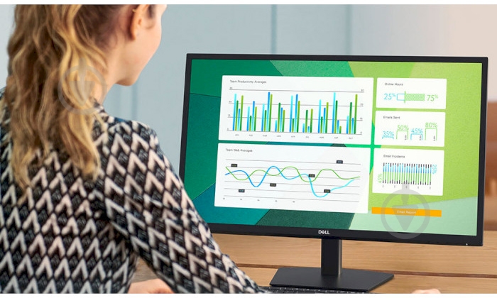 Монитор Dell E2723H 27" (210-BEJQ) - фото 8