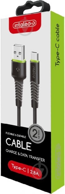 Кабель Intaleo Type-C (CBFLEXT2) 2 м черный (952324) - фото 2