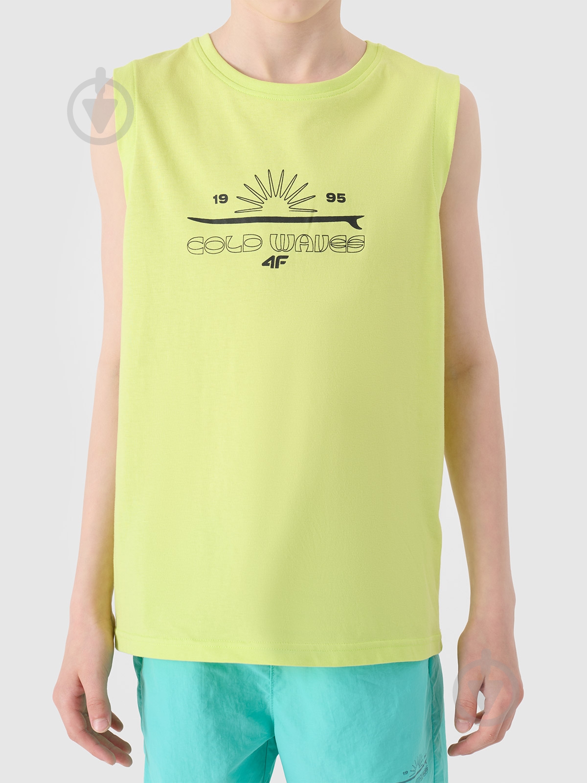 Майка 4F SLEEVELESS M163 р.140 желтый - фото 4 Майка 4F SLEEVELESS M163 р.140 желтый - фото 4