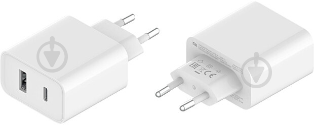 Зарядное устройство Xiaomi Mi 33W USB + Type-C (BHR4996GL) белый - фото 6 Зарядное устройство Xiaomi Mi 33W USB + Type-C (BHR4996GL) белый - фото 6