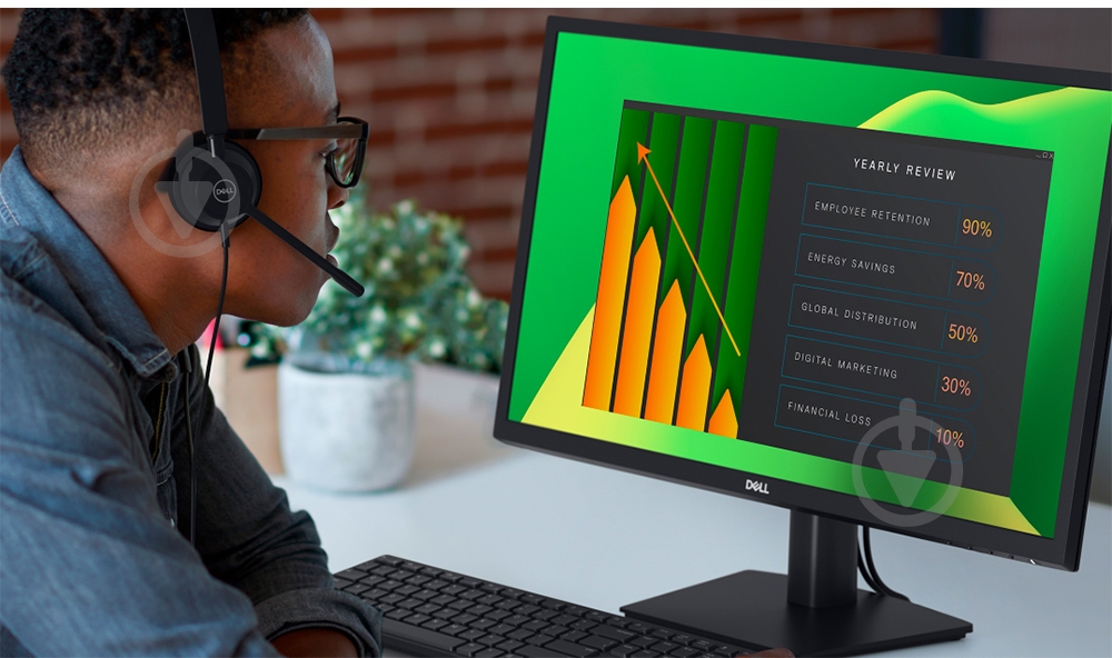 Монитор Dell E2423HN 23,8" (210-BEJO) - фото 7