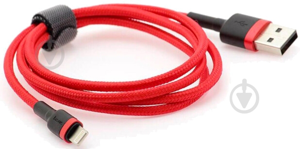 Кабель BASEUS USB to Lightning 2.4A (CALKLF-B09) 1 м червоний (948093) - фото 4