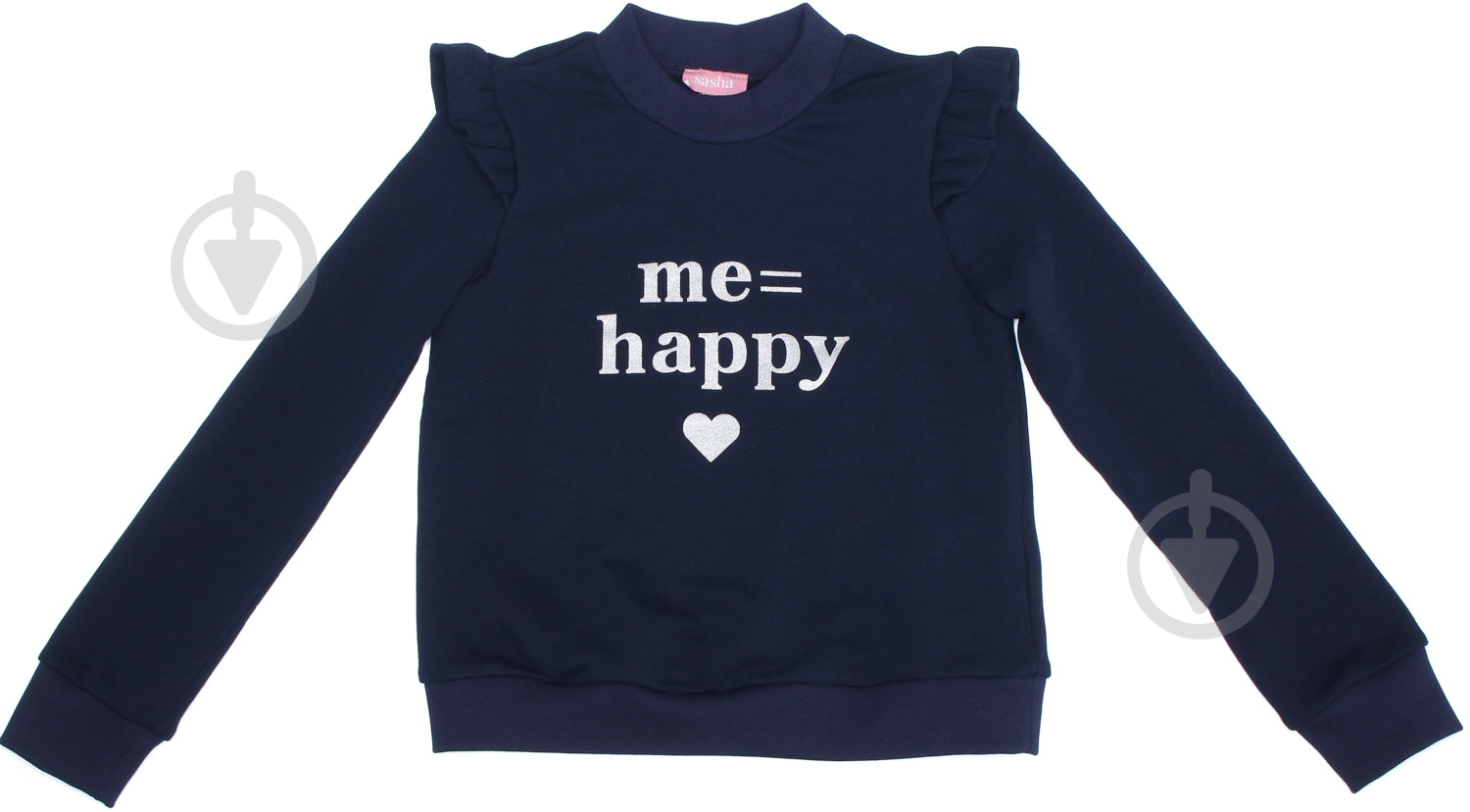 Реглан для девочки Sasha р.128 синий 4579/1 - фото 2 Реглан для девочки Sasha р.128 синий 4579/1 - фото 2