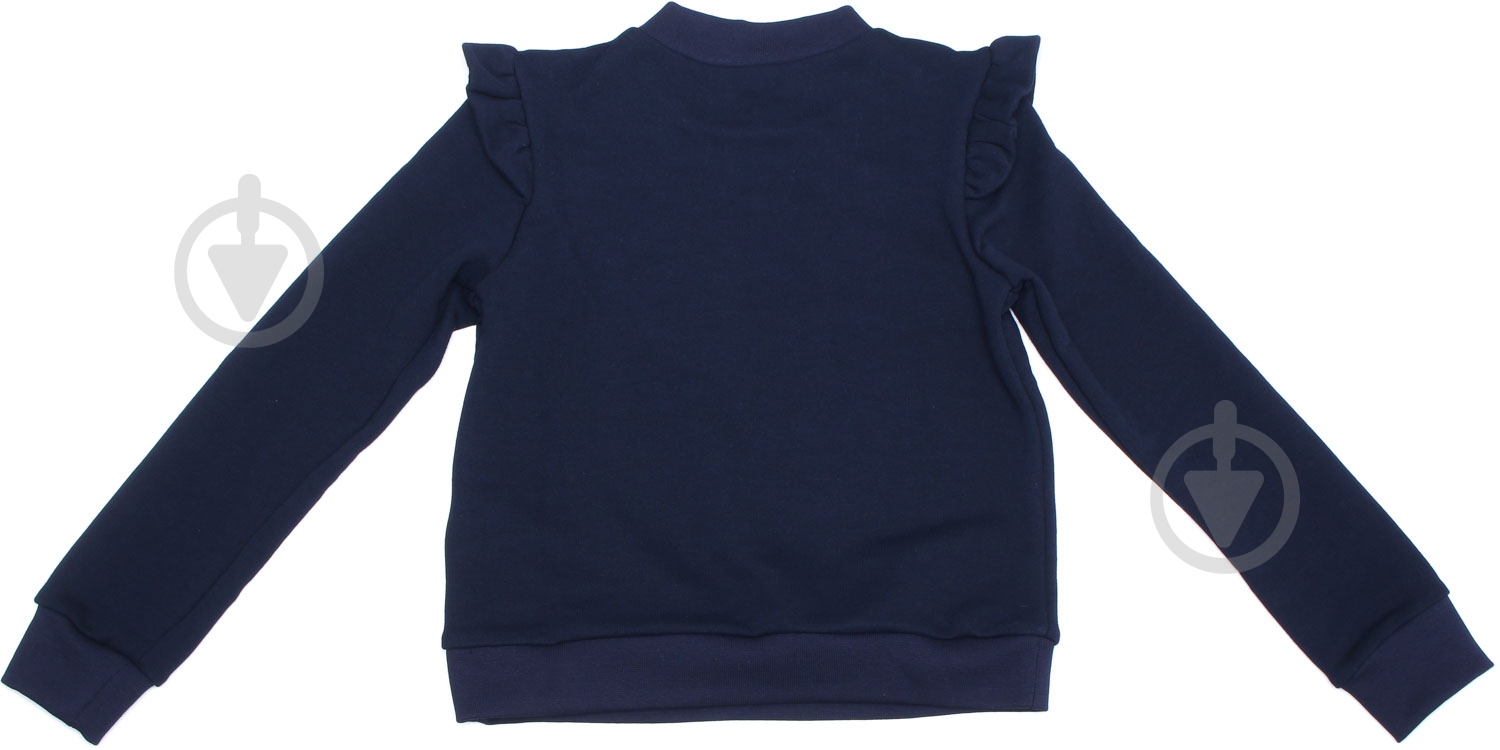 Реглан для дівчинки Sasha р.140 синій 4579/1 - фото 3