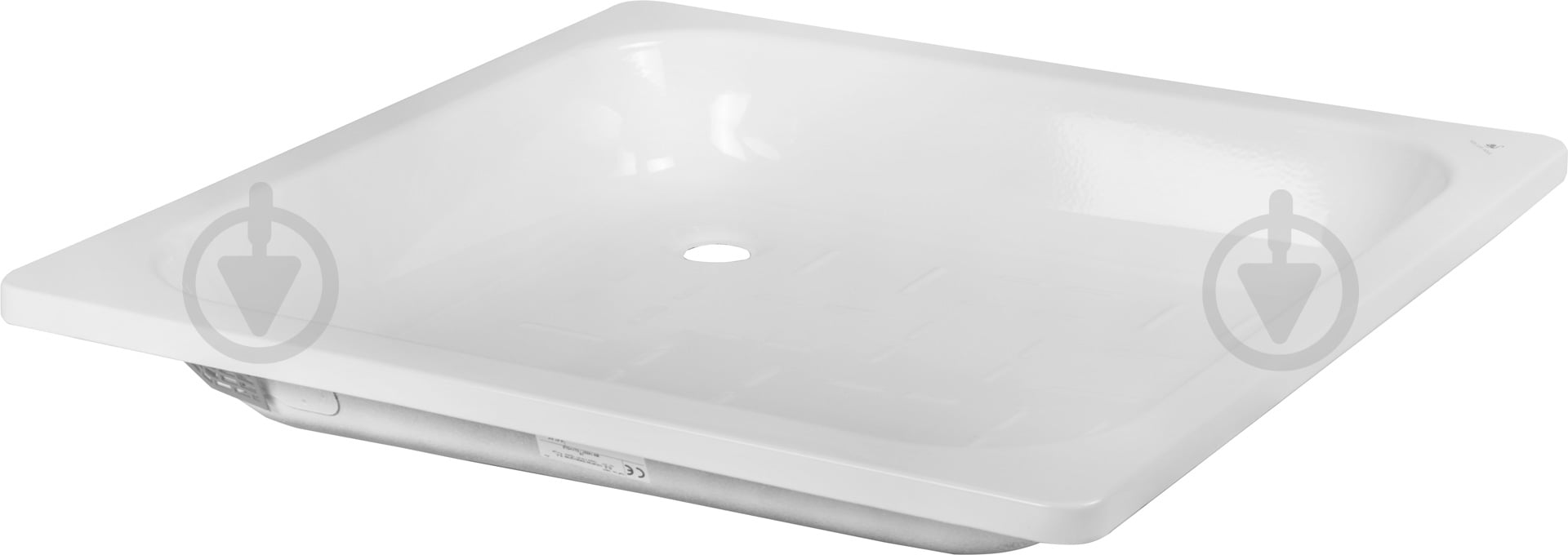 Поддон стальной Koller Pool Aquart 80x80 квадратный - фото 1