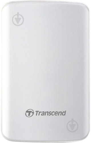 Внешний жесткий диск Transcend Storejet 2.5 D 1 ТБ 2,5" USB 3.0 (TS1TSJ25D3W) white - фото 1