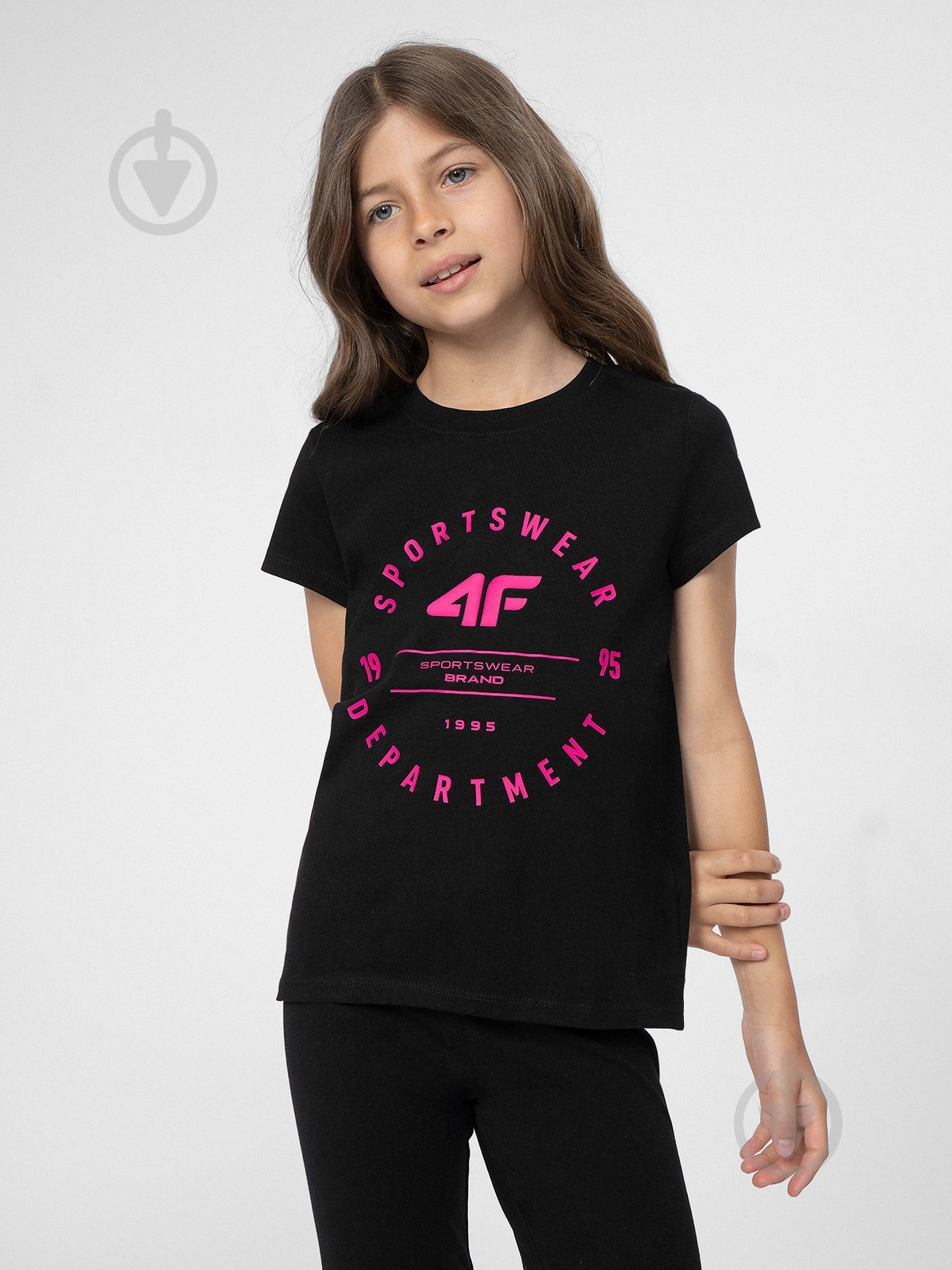 Футболка 4F 4FJSS23TTSHF280-20S р.152 чорний - фото 1 Футболка 4F 4FJSS23TTSHF280-20S р.152 чорний - фото 1