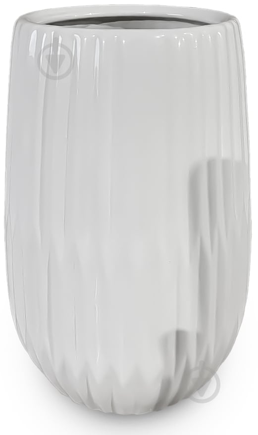 Ваза керамічна Віола капучино 22 см - фото 1