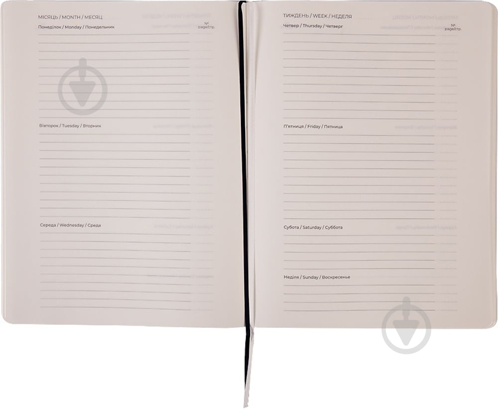 Дневник недатированный синий клетка Axent Partner Soft 8605-21-02-a - фото 2