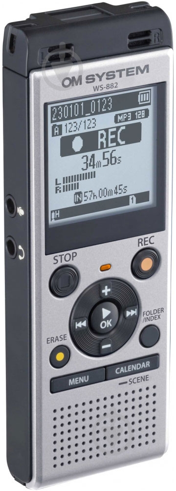 Диктофон цифровой Olympus OM System WS-882 4GB Silver - фото 2