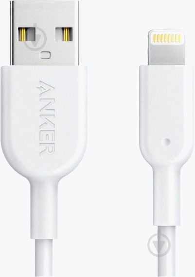 Кабель Anker USB – Apple Lightning 3 м white (A8434H21) V2 PowerLine II - фото 2 Кабель Anker USB – Apple Lightning 3 м white (A8434H21) V2 PowerLine II - фото 2