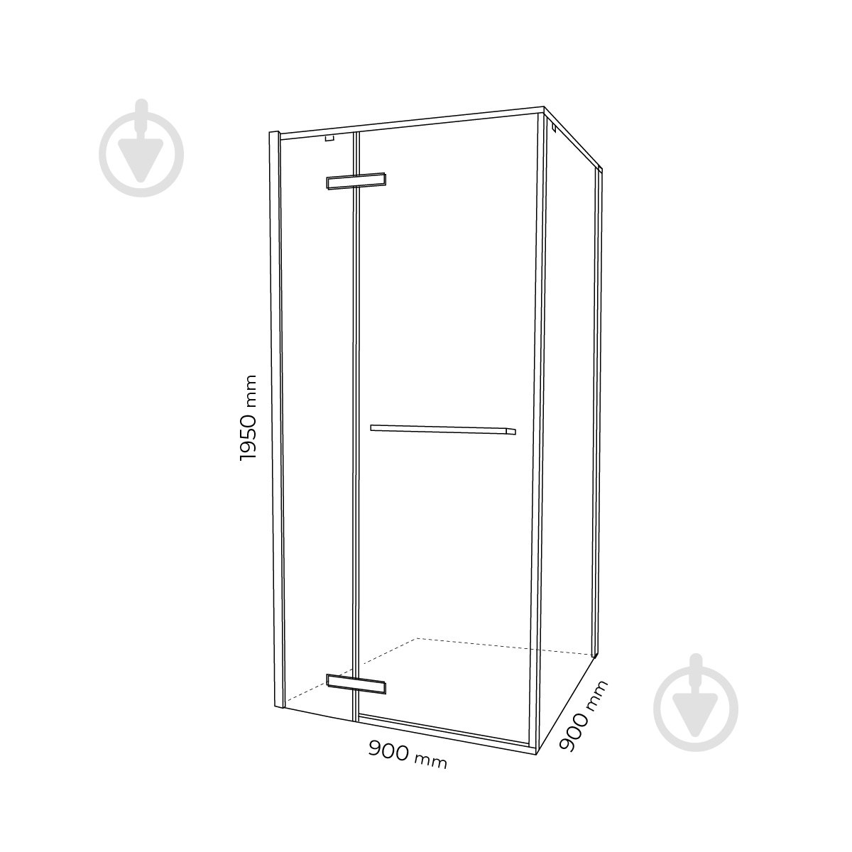 Душевая кабина Doosh DO-CA-04 90x90 - фото 6 Душевая кабина Doosh DO-CA-04 90x90 - фото 6