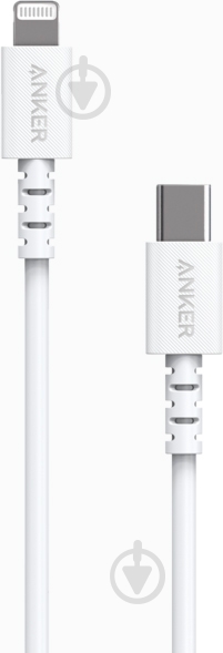 Кабель Anker Lightning – USB-C 1,8 м white (A8613H21) PowerLine Select V3 - фото 1 Кабель Anker Lightning – USB-C 1,8 м white (A8613H21) PowerLine Select V3 - фото 1