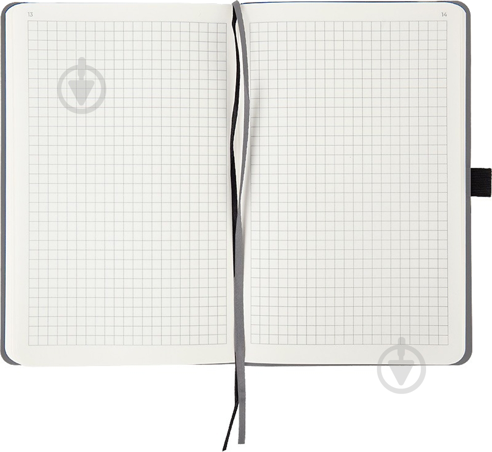 Дневник недатированный серый клетка Axent Partner Soft A5 8601-21-03-a - фото 4