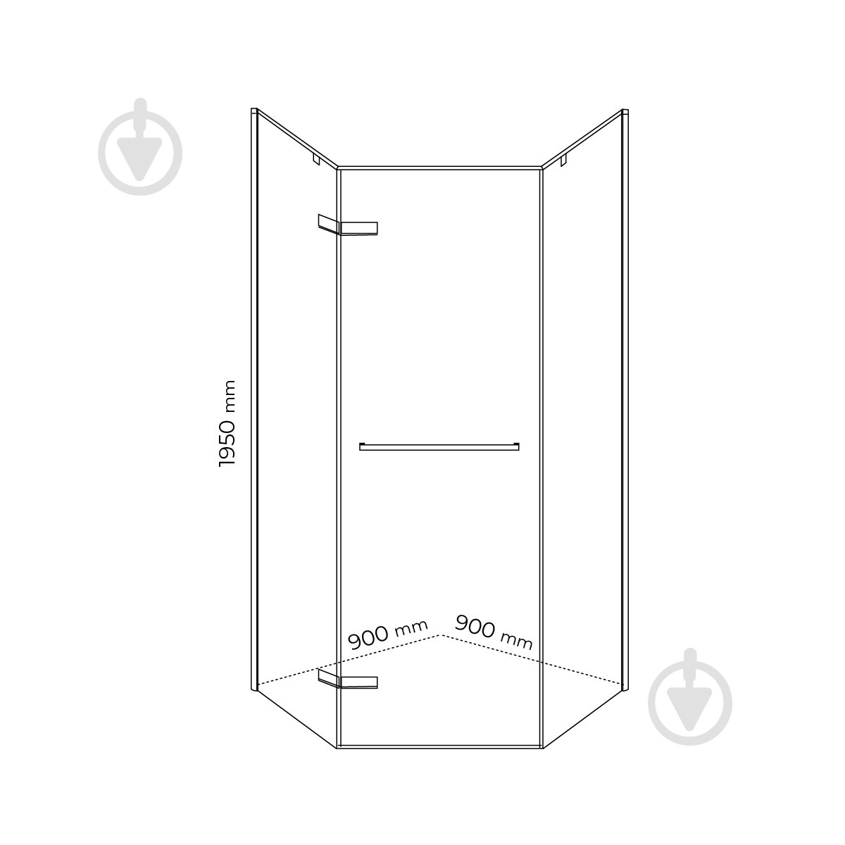 Душевая кабина Doosh DO-CA-05 90x90 - фото 3
