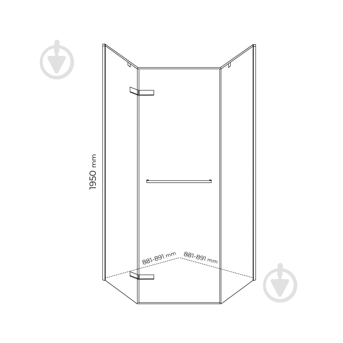 Душевая кабина Doosh DO-CA-05 90x90 - фото 3 Душевая кабина Doosh DO-CA-05 90x90 - фото 3