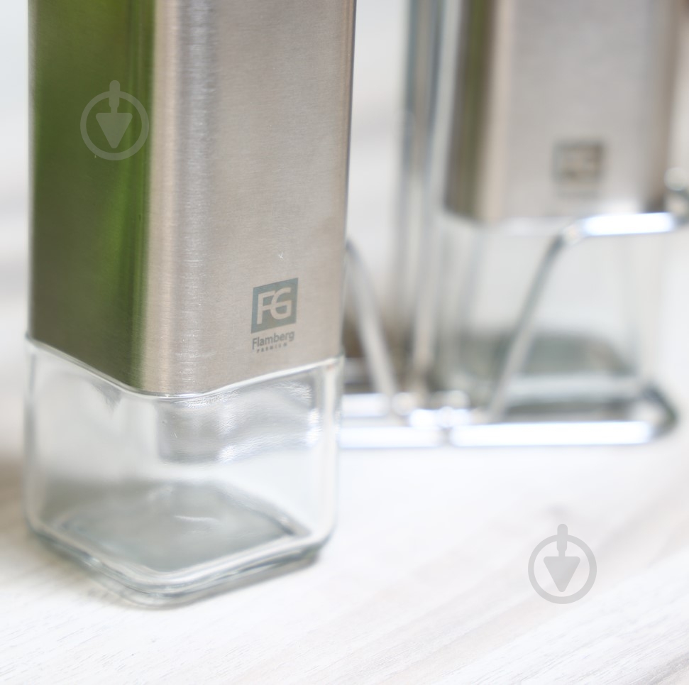 Набір для олії та оцту Flamberg Premium на підставці Sprinkle 220 мл - фото 5 Набір для олії та оцту Flamberg Premium на підставці Sprinkle 220 мл - фото 5