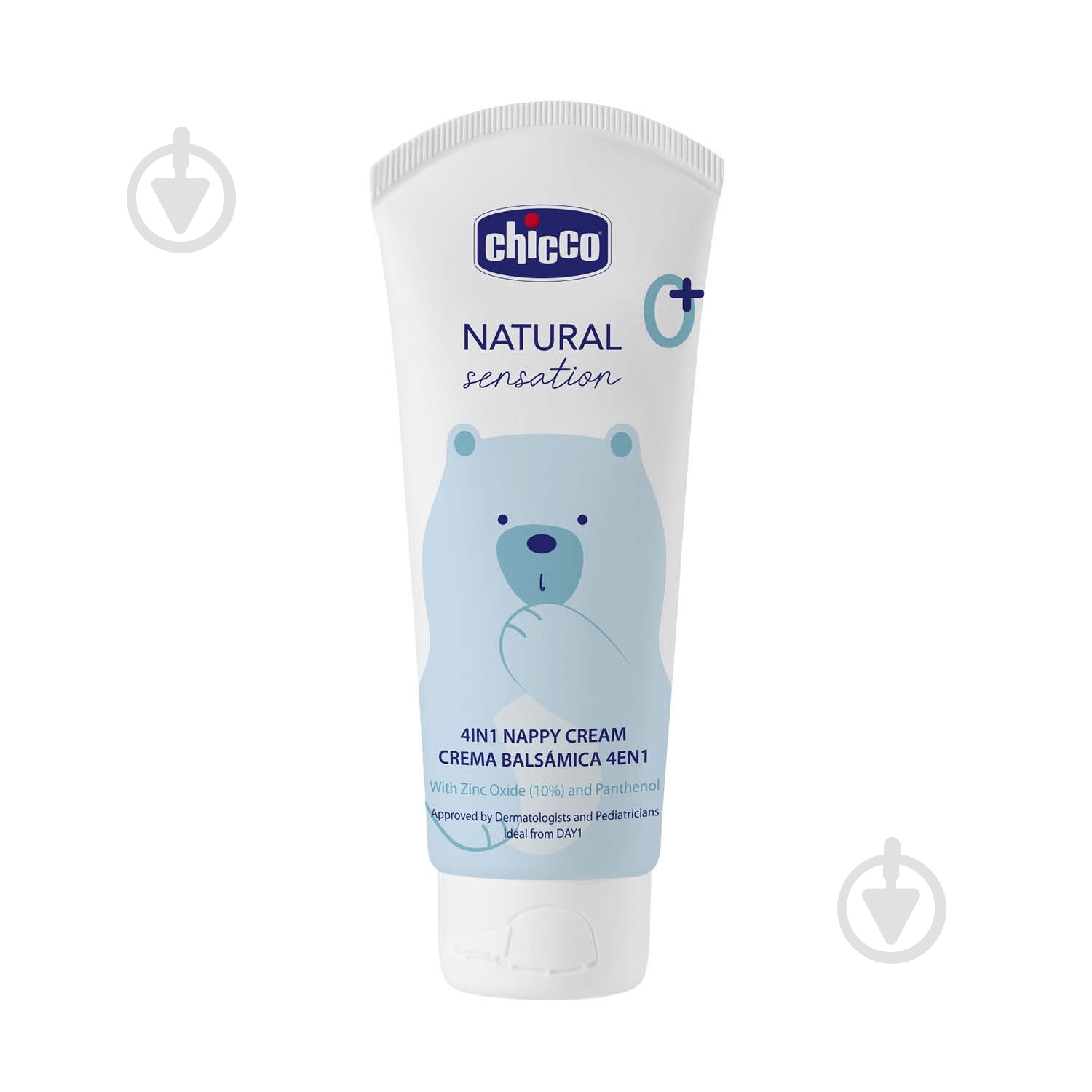Крем під підгузок Chicco 4 в 1 з цинком та пантенолом Natural Sensation 100 мл (11520.00) - фото 1