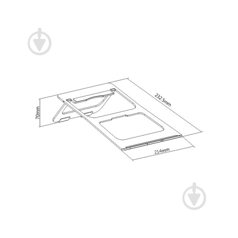 Підставка для ноутбука HiSmart (HS082802) AR-10B - фото 4