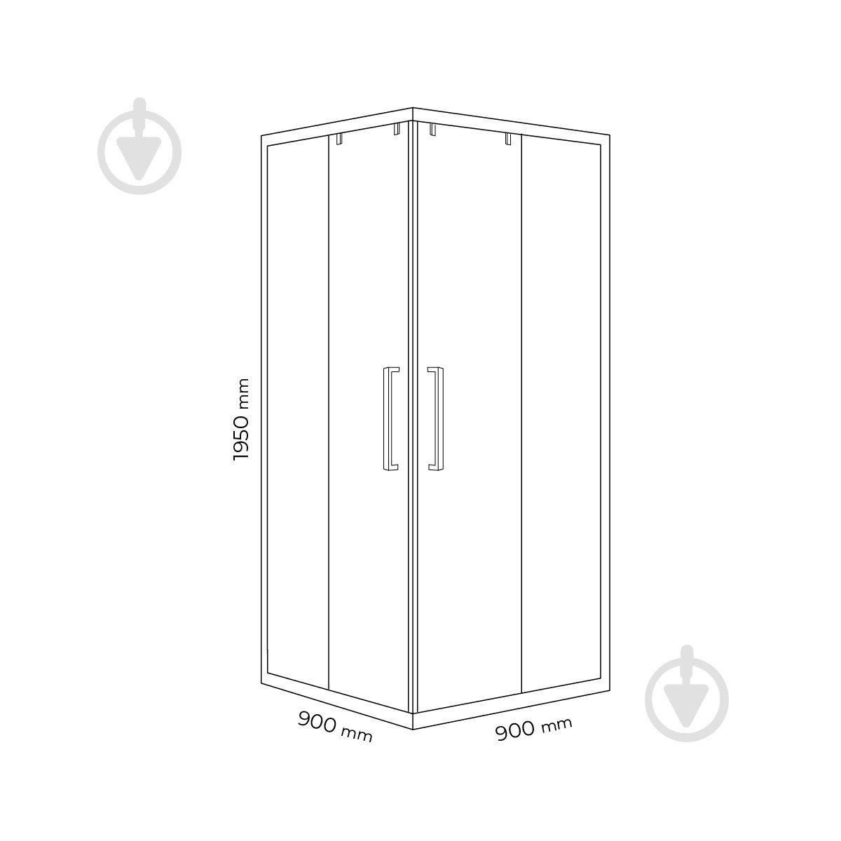 Душова кабіна Doosh DO-CA-08 90x90 - фото 3