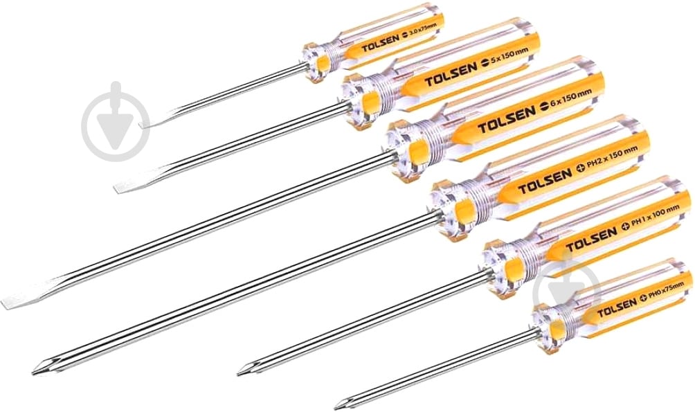 Набор отверток Tolsen 6 шт. 20029 - фото 1