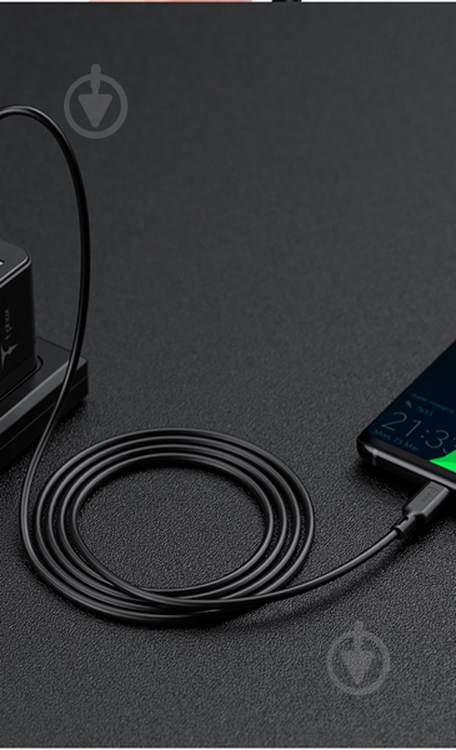 Кабель T-PHOX USB – microUSB 1,2 м черный (T-M829 Black) - фото 7