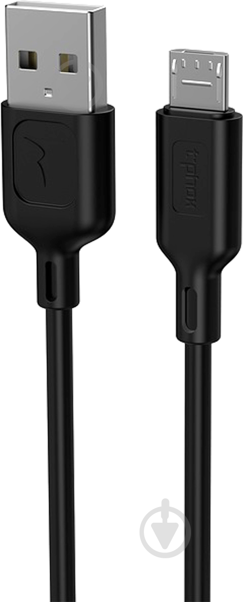 Кабель T-PHOX USB – microUSB 1,2 м черный (T-M829 Black) - фото 1
