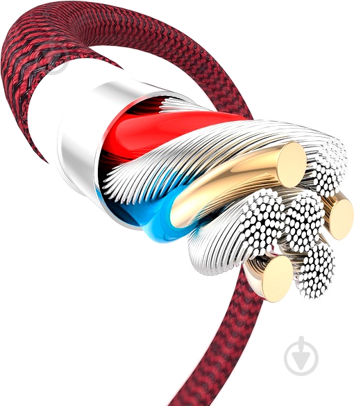 Кабель T-PHOX Lightning – USB 1 м черный (T-L814 red) - фото 5 Кабель T-PHOX Lightning – USB 1 м черный (T-L814 red) - фото 5