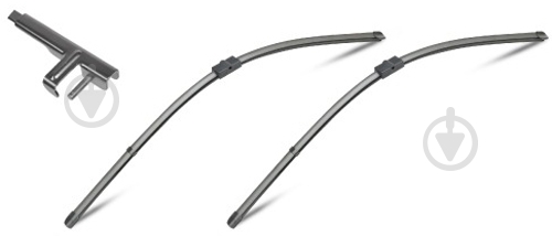 Комплект щіток склоочисника Denso безкаркасних Flat DF-12 700 мм 2 шт. - фото 2 Комплект щіток склоочисника Denso безкаркасних Flat DF-12 700 мм 2 шт. - фото 2