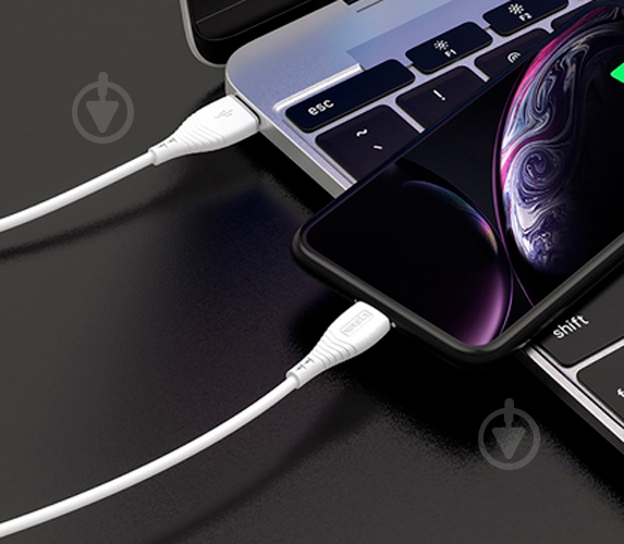 Кабель T-PHOX Lightning – USB 1,2 м белый (T-L830 White) - фото 9