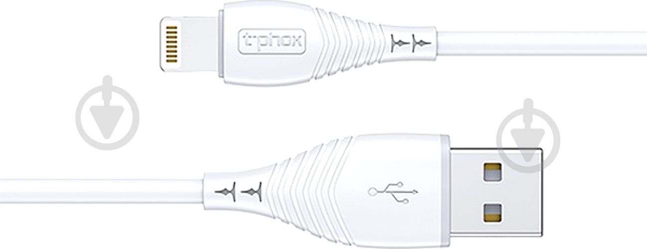 Кабель T-PHOX Lightning – USB 1,2 м белый (T-L830 White) - фото 4