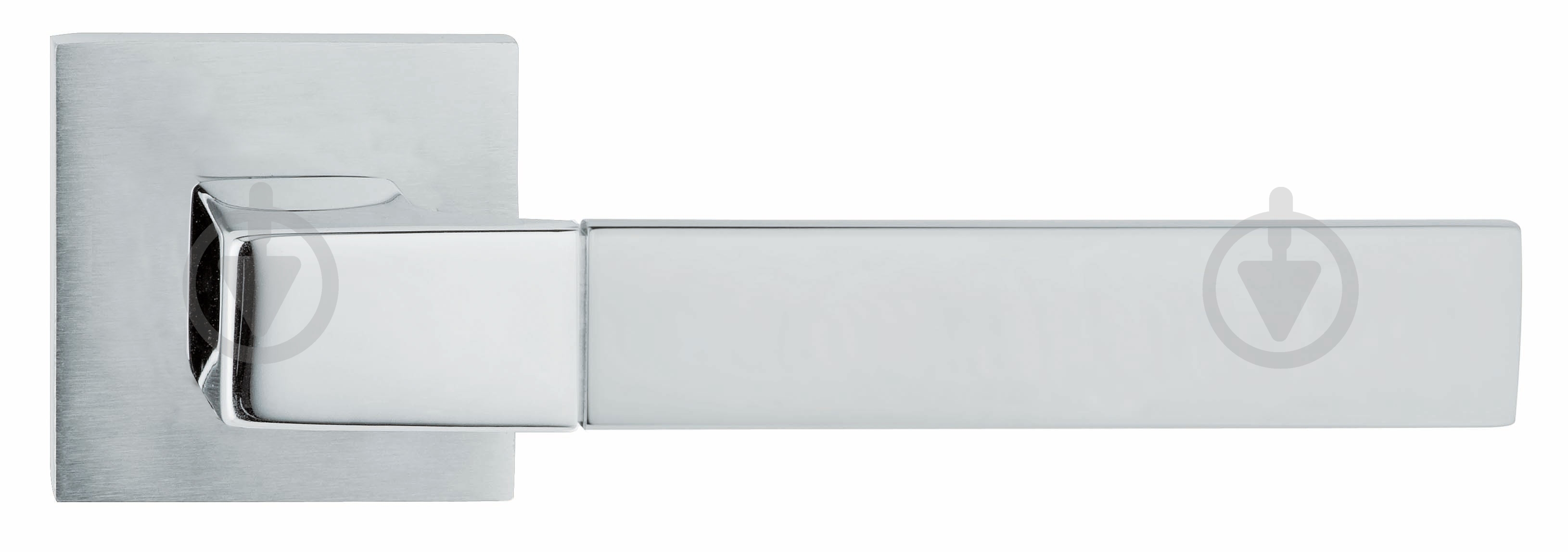 Ручка на розетке Linea Cali thais 024 хром/матовый хром - фото 1