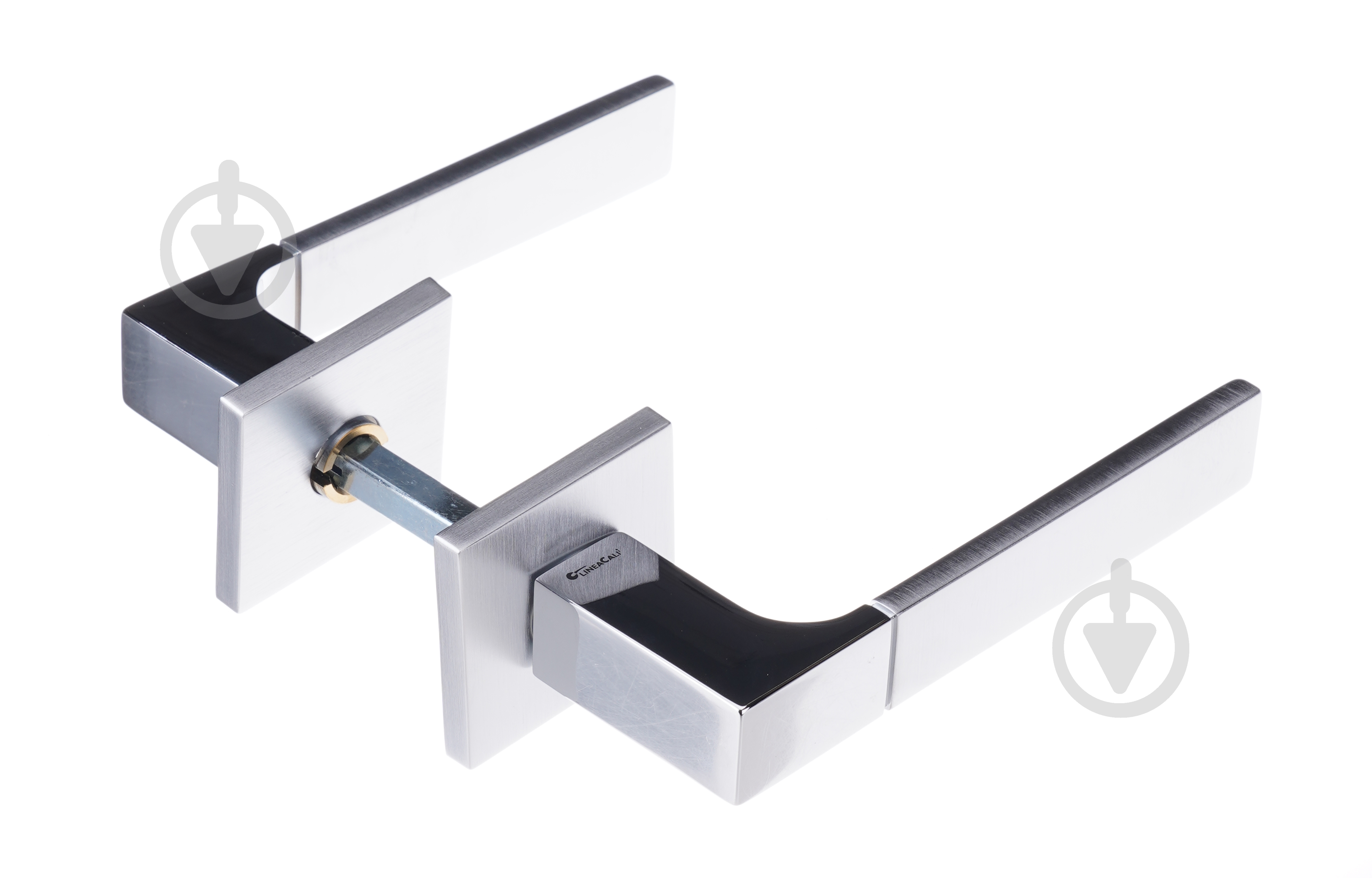 Ручка на розетке Linea Cali thais 024 хром/матовый хром - фото 2